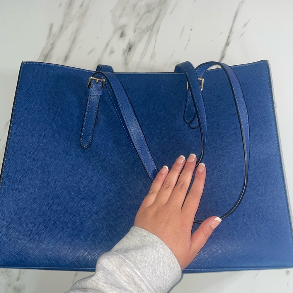 Large Blue Laptop Bag